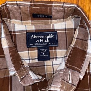 A&F Plaid Button Down